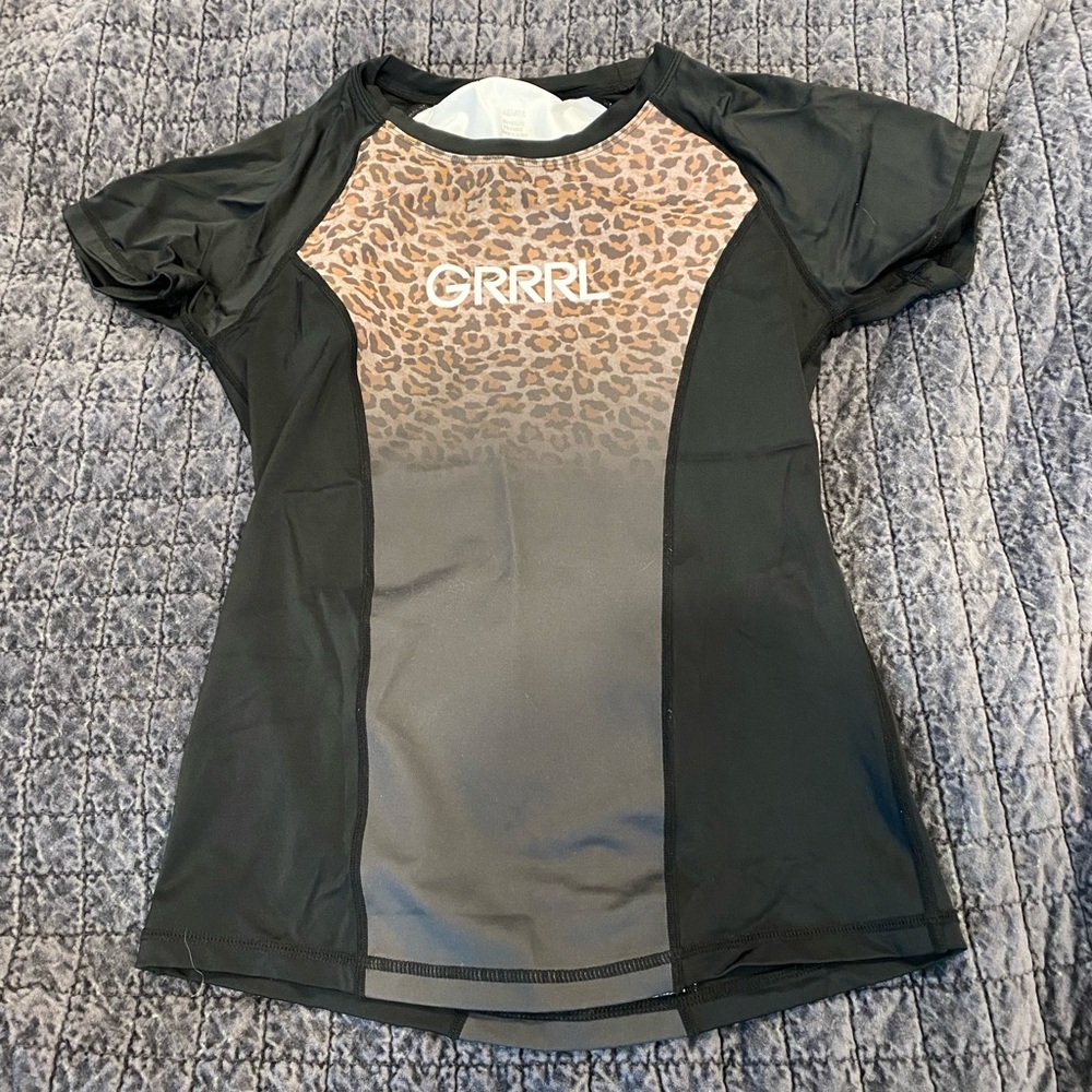 Grrrl compression/work out shirt
